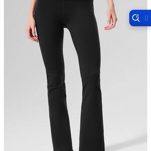 ALO Yoga Black Flared Leggings